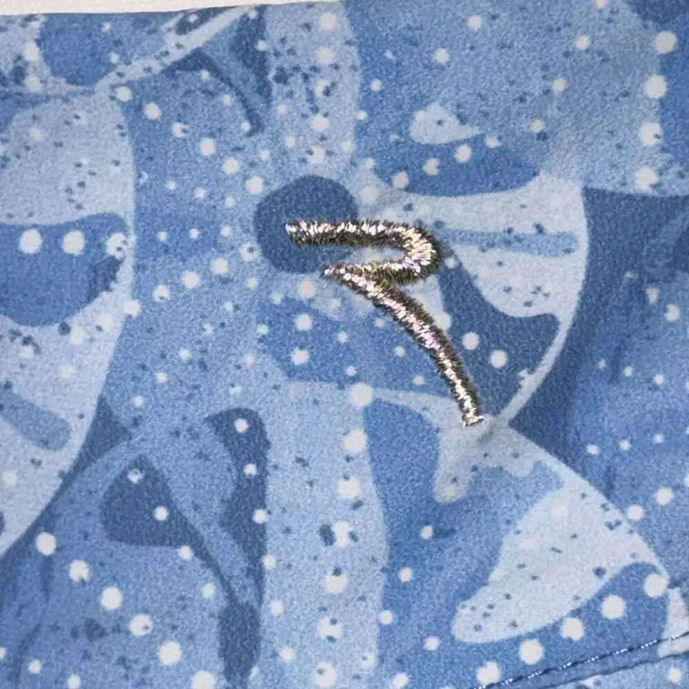 Chervo Sunblock Blue Floral Print Golf Skort
